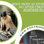 What Must An Entrepreneur Do After Creating A Business Plan?