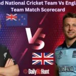 New Zealand National Cricket Team Vs England Cricket Team Match Scorecard