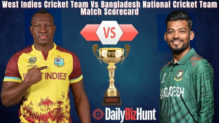 West Indies Cricket Team Vs Bangladesh National Cricket Team Match Scorecard